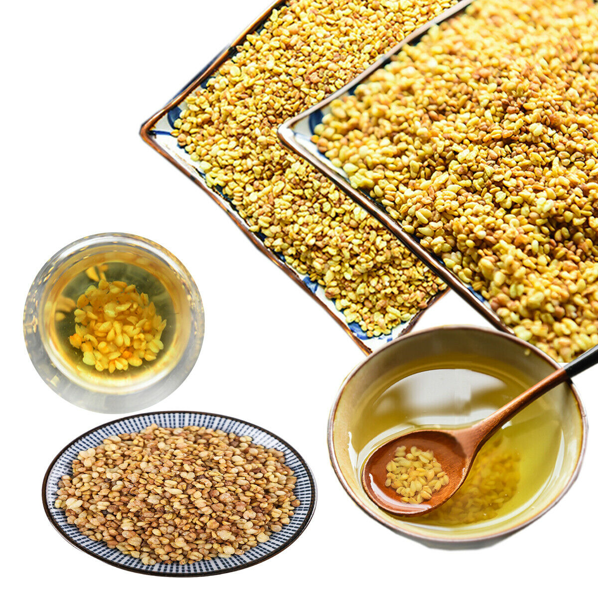HelloYoung Yellow Tertiary-buckwheat Tea Herbal Tea Weight Loss and Relaxation Health Food Main image