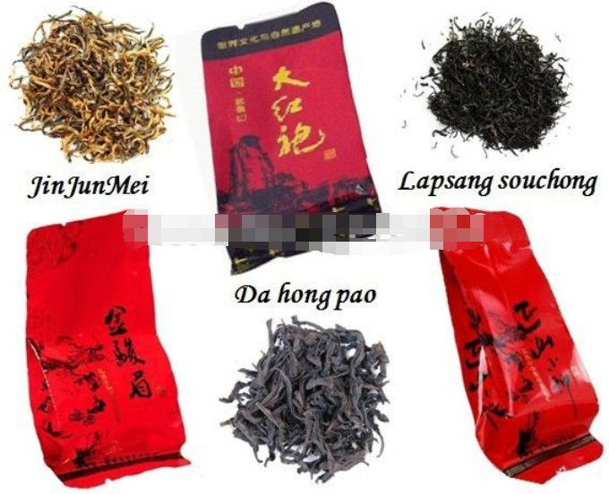 12 Bags 3Kinds of Flavors Tea Jinjunmei Lapsang Souchong Dahongpao Tea Black Tea Secondary image