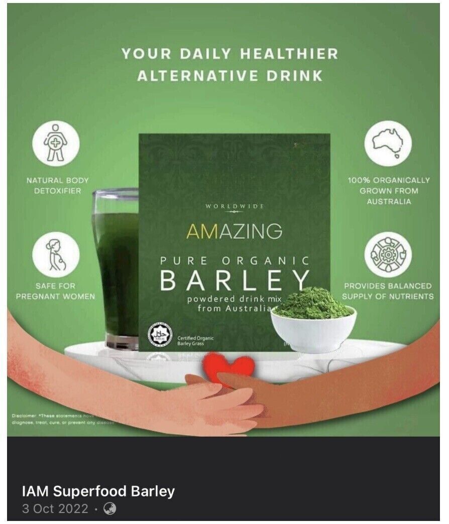 HELLOYOUNG Amazing Pure Organic Barley. Order now! Main image