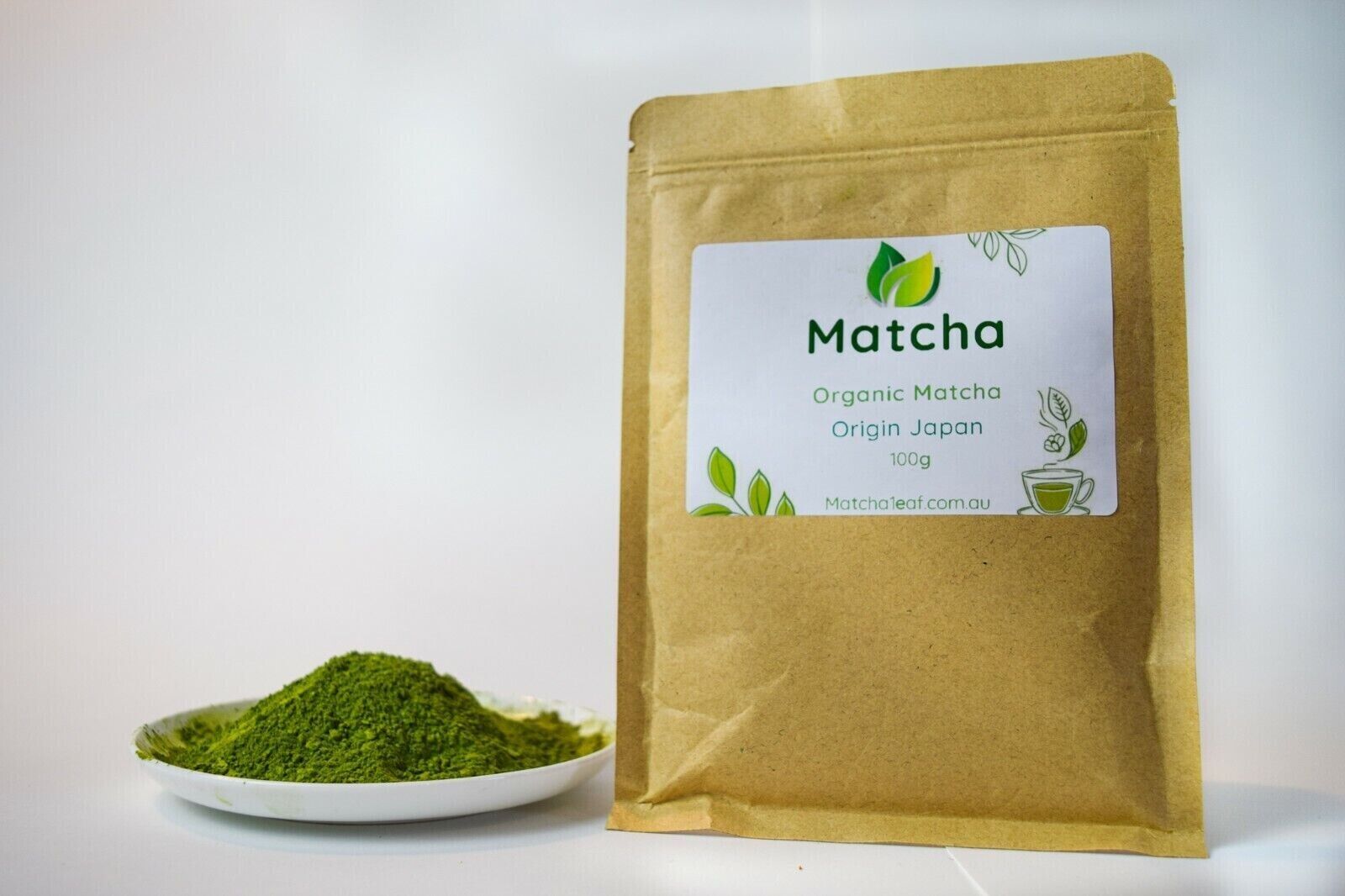 Matcha Powder Japanese Organic Ceremonial Grade 100g Main image