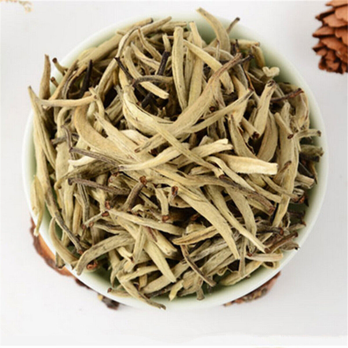 HelloYoung Chinese Organic Tea Health Care Food White Tea Silver Needle Tea Anti-age 100g