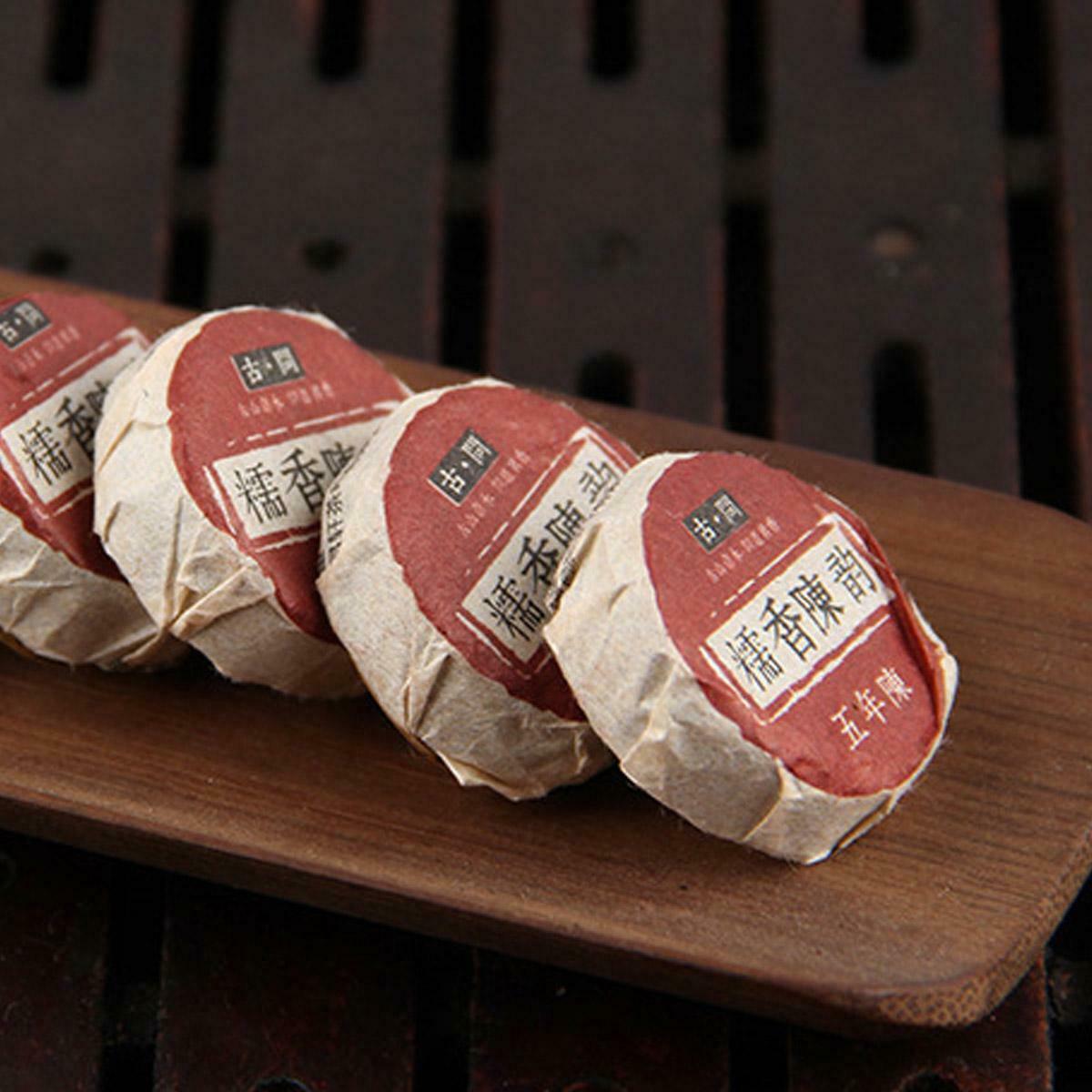 HelloYoung Ripe Pu er Tuo Tea Glutinous Rice Fragrant Old Puer Tea Pu-erh Tea Fermented Tea