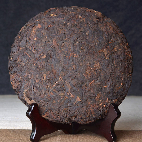HelloYoung Menghai Chinese fermented Old Yunnan Puer Tea Cake Organic Ripe Pu-erh Tea 357g