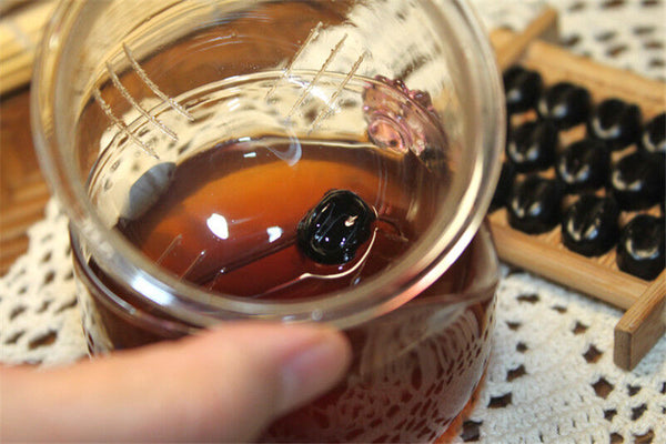 HelloYoung Yunnan Chagao Ecology Old Trees Ripe Puerh Cha Gao Pu erh Tea Brick 14g/20pcs