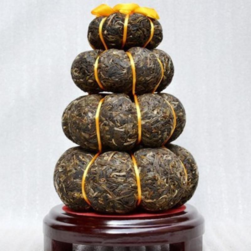 HelloYoung Craft Pu Er Tea Gourd Decoration Gift Puer Cha Tea Yunnan Pu-erh Tea Gift 1000g