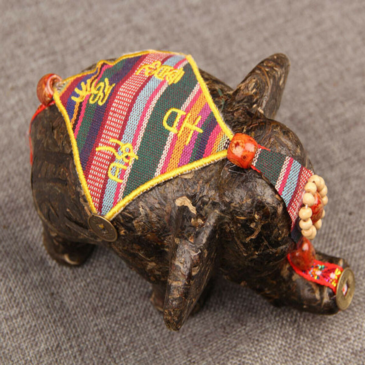HelloYoung Raw Puer Tea Lucky Creative Gift Craft Puer Sheg Cha Carving Gifts Green Food Secondary image