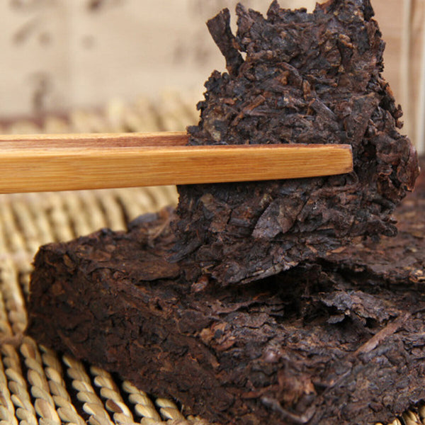 HelloYoung Premium Old Banzhang Ancient Tree Bamboo Tube Tea Puer Cooked Tea Brick 500g