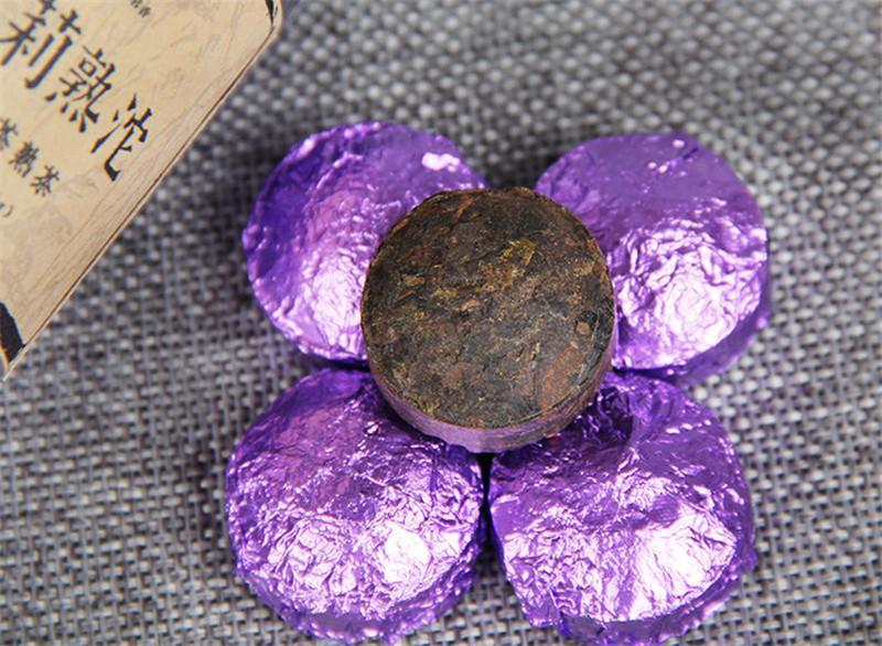 Green Food 100g Yunnan Canned Jasmine Puer Puerh Tea Small Tuocha Pu Er Ripe Tea