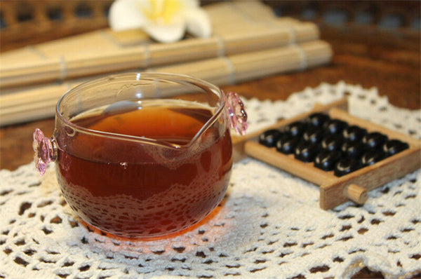 HelloYoung Yunnan Chagao Ecology Old Trees Ripe Puerh Cha Gao Pu erh Tea Brick 14g/20pcs
