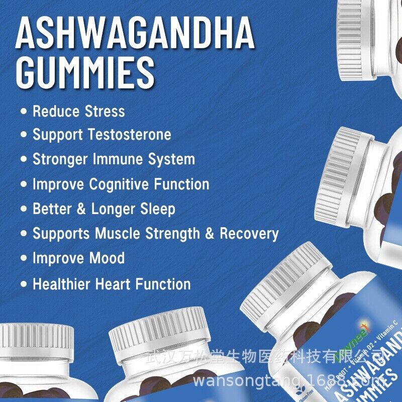 Organic Ashwagandha Capsules 1300mg Supplement w/ Black Pepper Root Powder Secondary image