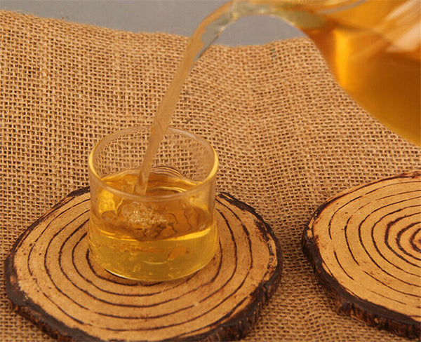 HelloYoung China Puer TeaCake Pu Erh Cha Spring Tea Handmade Fermented Leaf Kongfu Tea 357g