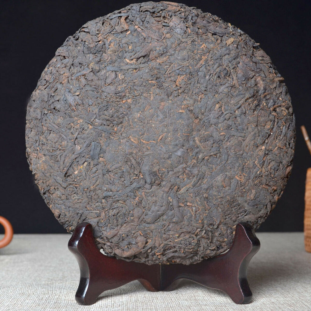 HelloYoung Premium Pu erh Tea Ripe Cake Yunnan Puer Black Tea Jingmaishan Old Tree Tea 357g