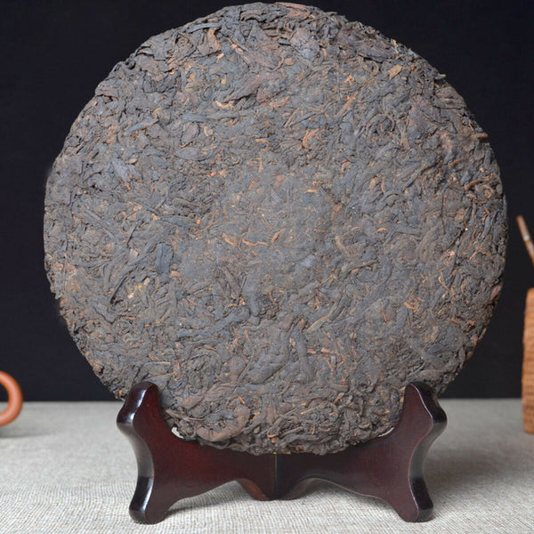 HelloYoung Premium Pu erh Tea Ripe Cake Yunnan Puer Black Tea Jingmaishan Old Tree Tea 357g