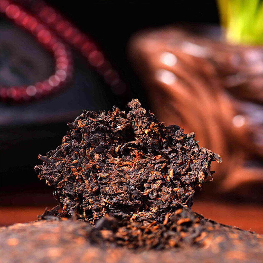 HelloYoung 100g Ripe Pu Erh Tea Health Care Organic Black Tea Chinese Puer Tea Green Food