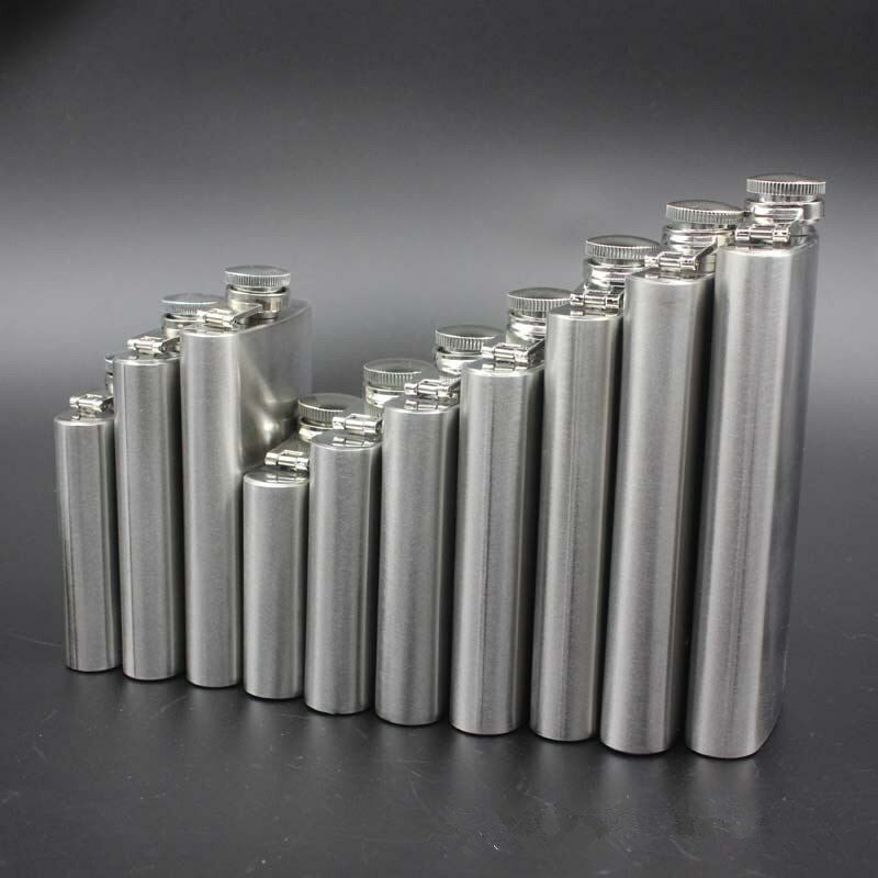 Stainless Steel Portable Flagon Wine Whisky Pot Liquor Bottle Drinkware HipFlask