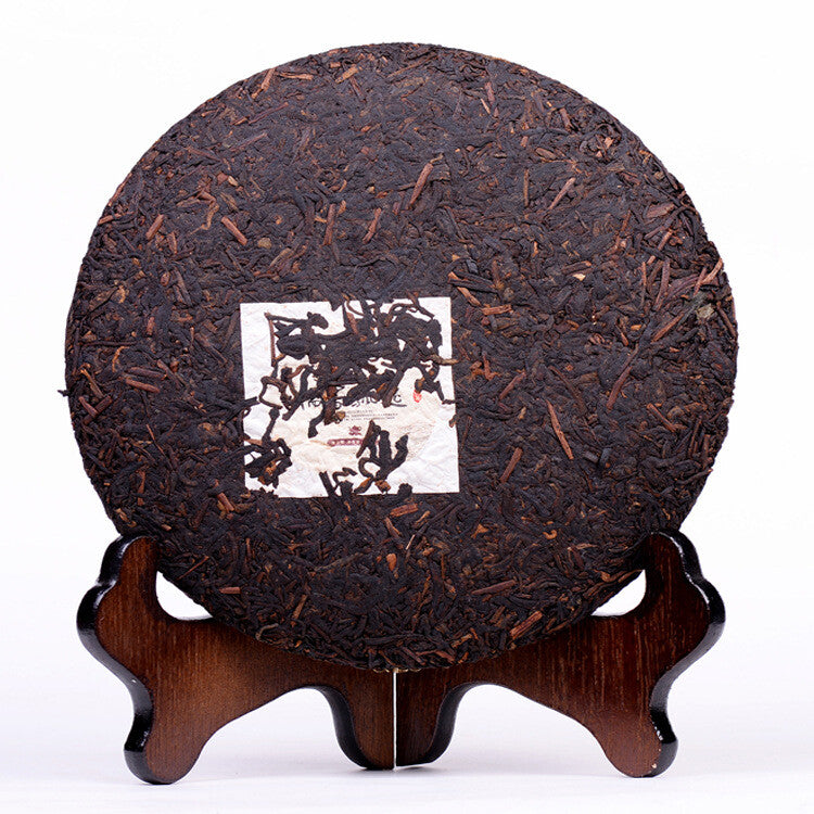 Ripe Puer Material Glutinous Rice Fragrant Shu Pu-erh Tea Cake Yunnan Pure 357g Main image