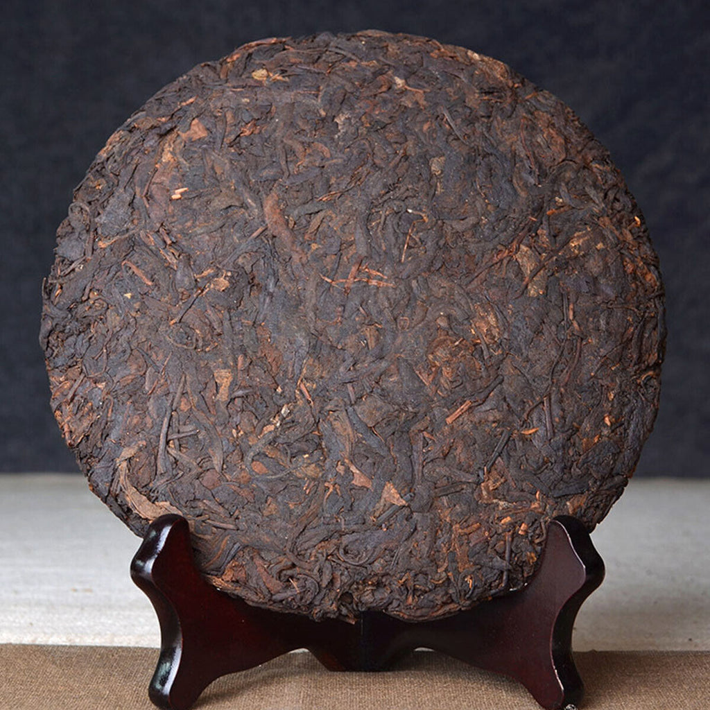 HelloYoung Menghai Chinese fermented Old Yunnan Puer Tea Cake Organic Ripe Pu-erh Tea 357g