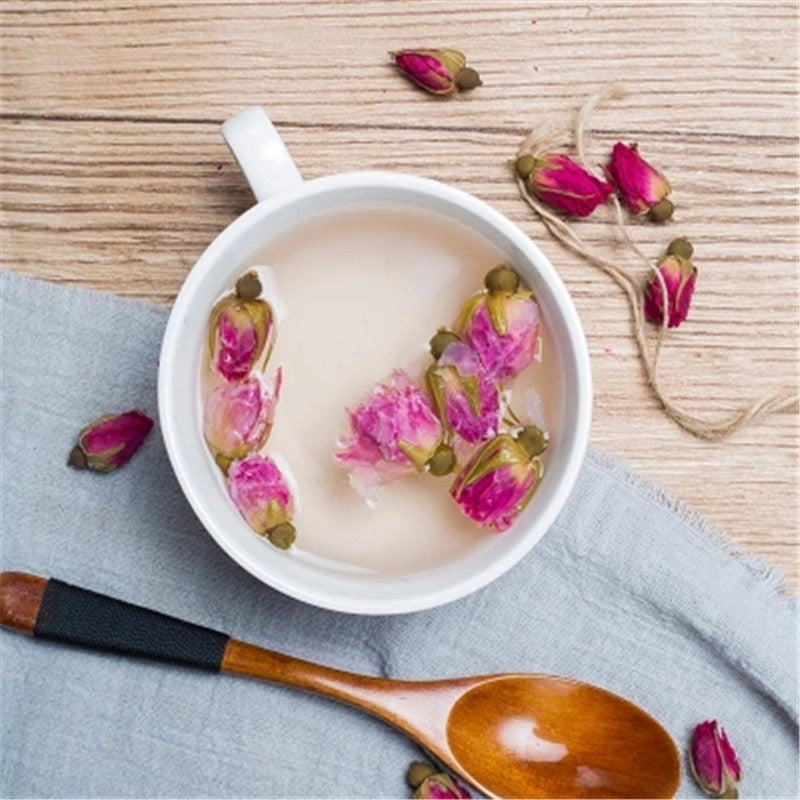 Organic Rose Bud Tea 50g Fragrant Dried Flower Premium Herbal Health Support