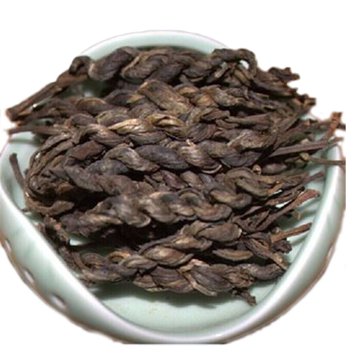 HelloYoung Healthy Food Handmade Plait Puer Tea Green Tea Yunnan Snowy Raw Pu-Erh Tea Secondary image