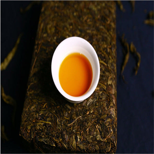 HelloYoung Hunan Anhua Bai Sha Xi Black Tea Dark Tea Golden Flower Fu Zhuan Black Tea 750g