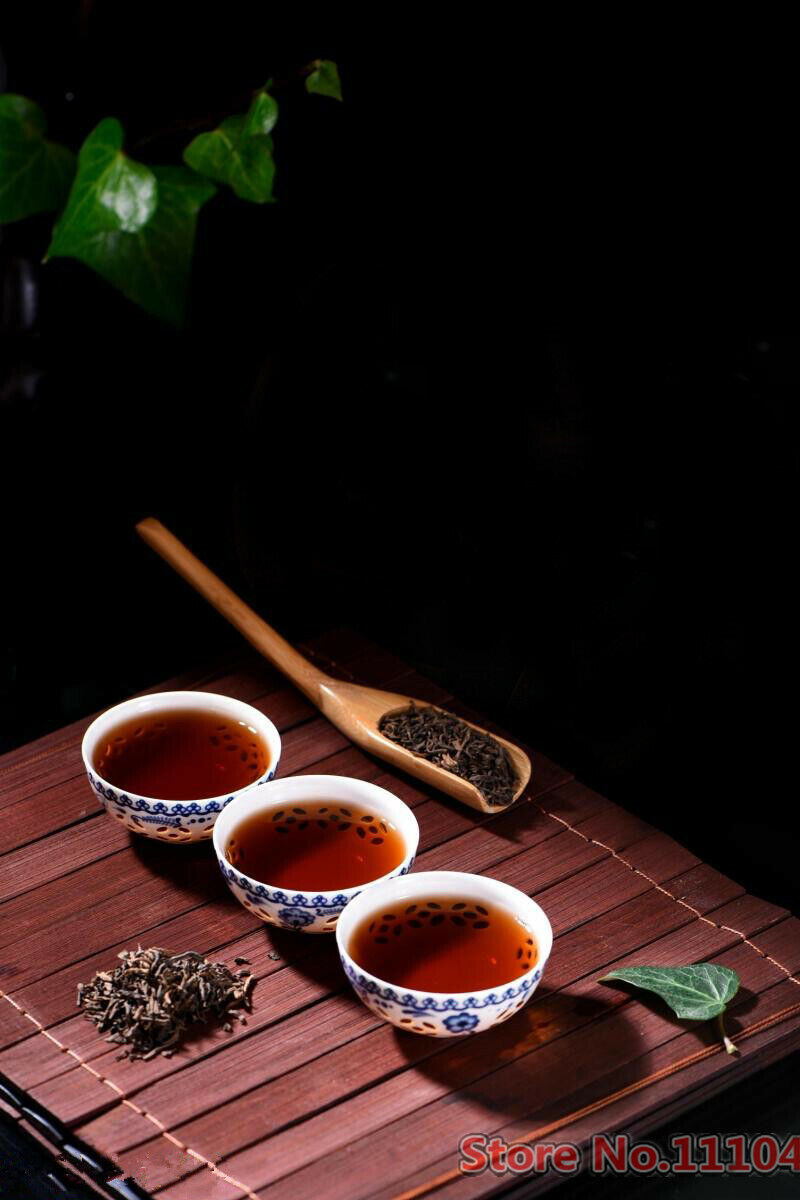 HelloYoung 200g Ripe Pu er Black Tea Top Grade Original Pu-erh Tea Yunnan Health Care Tea