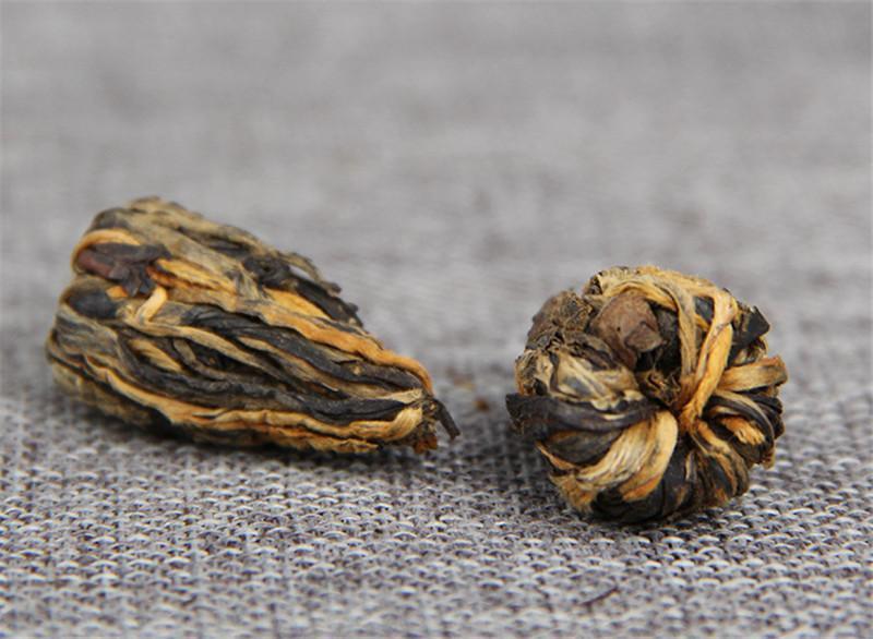 HelloYoung Canned Handmade Black Tea Yunnan Dianhong Black Tea Small Pagoda Pu-erh Tea 60g