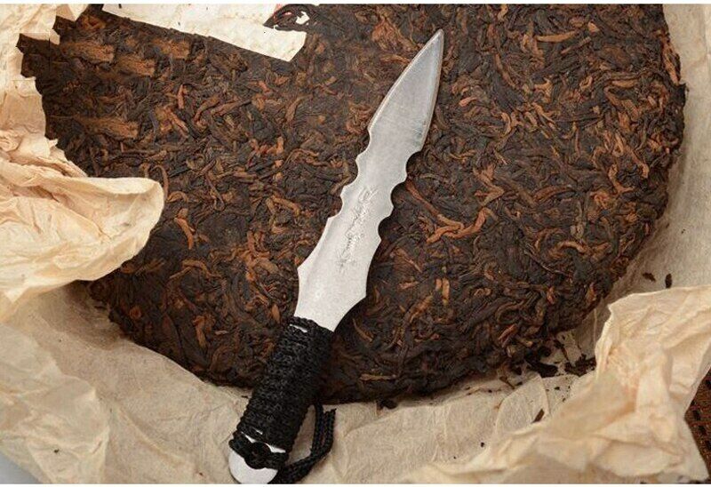 Pu Erh Tea Knife Needle Puer Knife Cone Insert Tea Set Thickening Tea Puer Knife