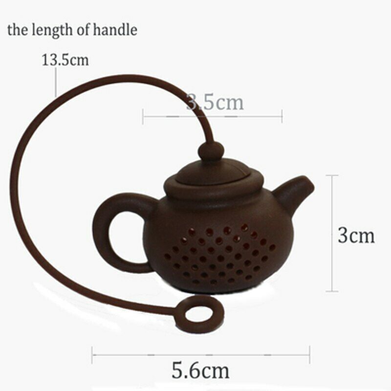 Silicone Tea Infusers Tea Strainer Tea Pot Shape Bag New Creative High Quality