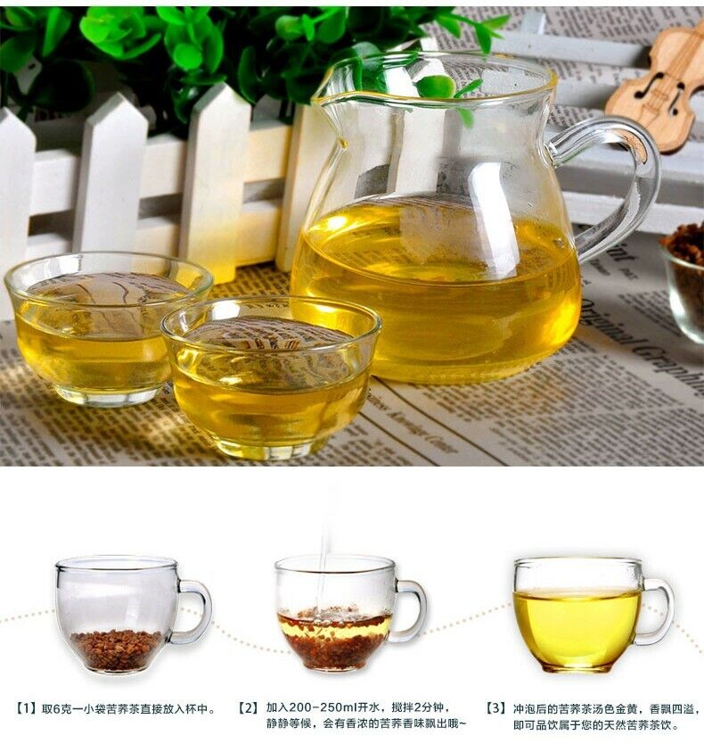 HelloYoung Black Buckwheat Tea Black Tartary Buckwheat Plantule Full Chinese Tea 1000g Main image