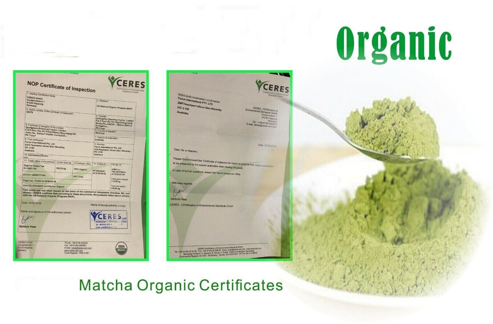 Organic  A++ GRADE  Fresh Green Matcha Green Tea Powder-The Best Matcha