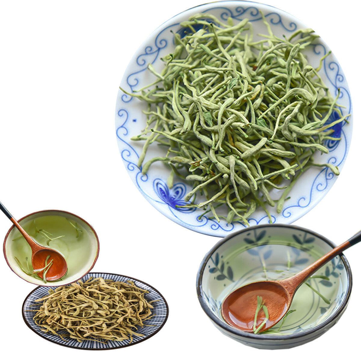 Pure Natural Honeysuckle Tea Wild Scented Herbal Tea Heat-clearing Detoxifying Main image