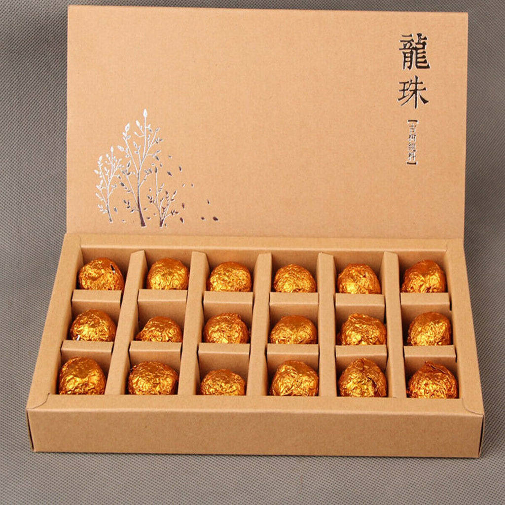 HelloYoung 220g Ripe Pu erh Tea Handmade Dragon Ball Old Tree Spring Palace Cooked Puer Tea