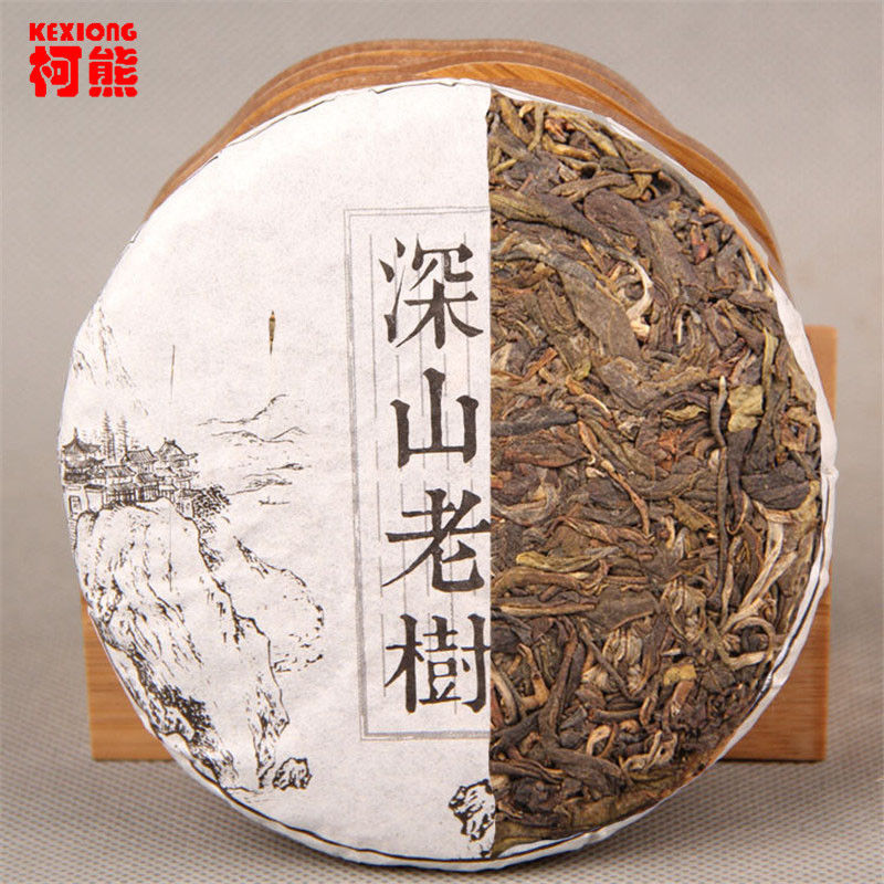 HelloYoungHandmade pu-erh tea 100g raw Pu'er tea ecology old tree organic green sheng puer