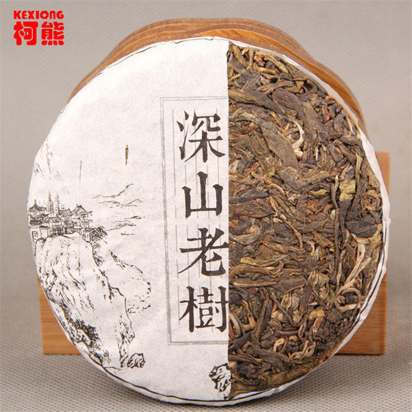 HelloYoungHandmade pu-erh tea 100g raw Pu'er tea ecology old tree organic green sheng puer