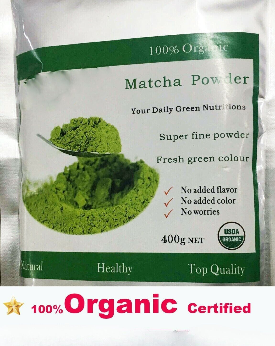 Organic A Grade Matcha,Green Tea Powder 500G - 100% Pure