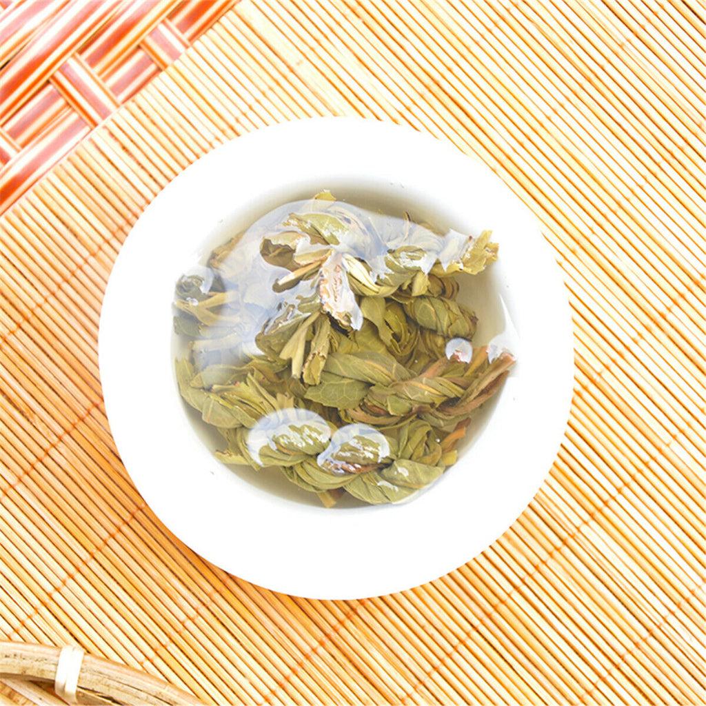 Yunnan Snowy Handmade Plait Puer Tea Healthy Drink Puer Green Tea Raw Pu-Erh Tea