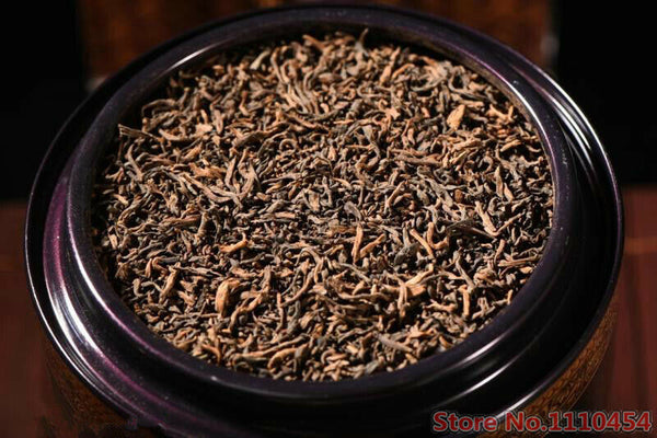 HelloYoung Healthy Drink Ripe Puerh Black Tea loose Leaf Top Grade Yunnan Pu-erh Tea 200g