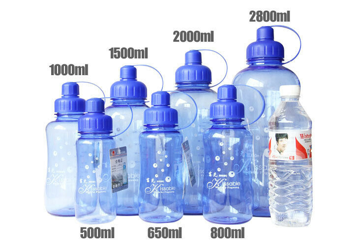 Plastic Large Capacity Bottle Sport Water Bottle Leak-proof Outdoor Water Bottle
