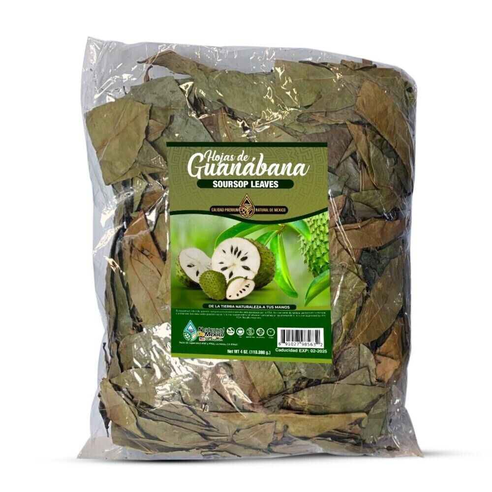 Hojas de Guanabana / Soursop Leaves Tea 4.4 oz 125g. By Natural