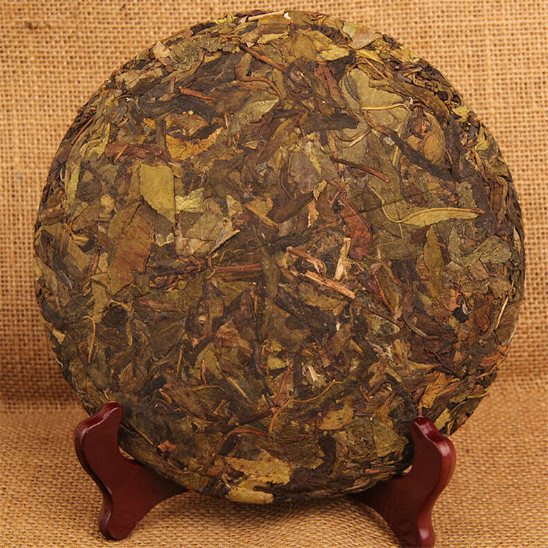 HelloYoung China Puer TeaCake Pu Erh Cha Spring Tea Handmade Fermented Leaf Kongfu Tea 357g Main image