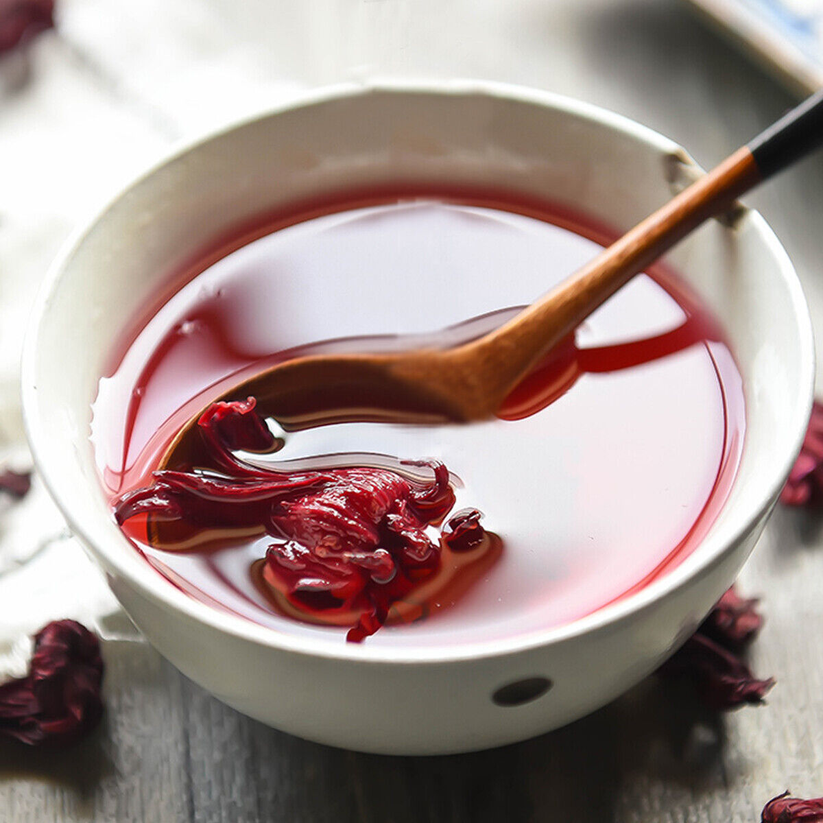 HelloYoung Roselle Tea Rose Luoshen Flower Tea Leaves Sour Plum Soup Rose Dried Flower Tea