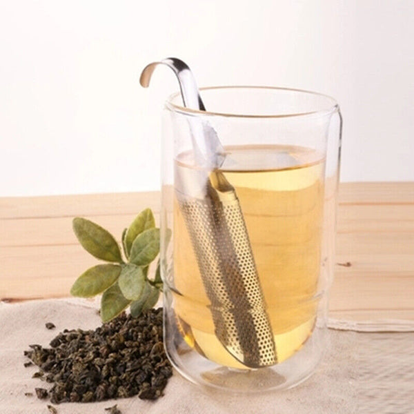 Pipe Shape Loose Leaf Diffuser Tea Strainer Stainless Steel Infuser Tea Filter