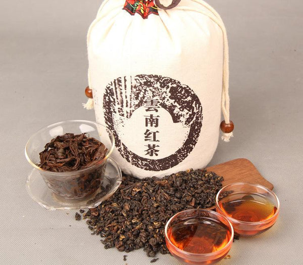 1000g Tea Early Spring Honey Rhyme Gold Screw Red Dianhong Food Kunming Crested
