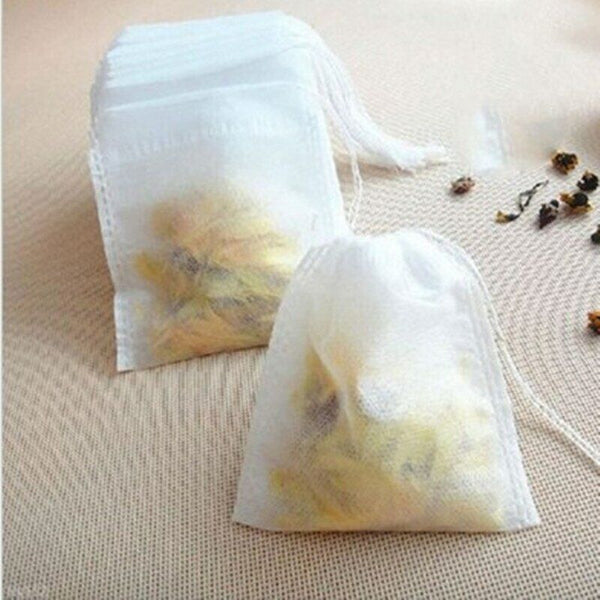Tea Infusers Tea Bags with String Filter Paper for Herb Loose Tea Bag Tea Set