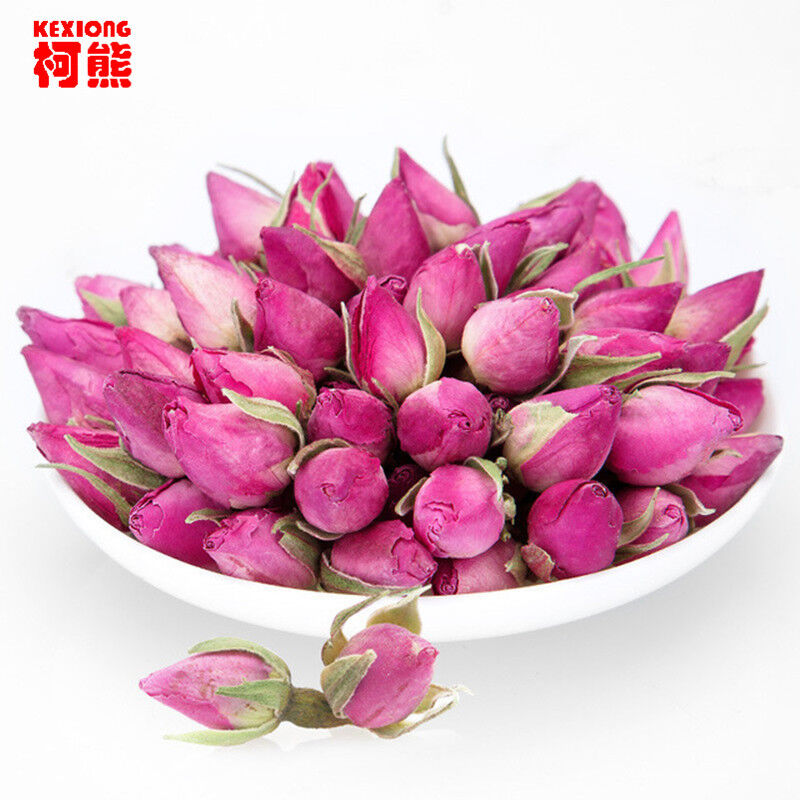 HelloYoung Healthy Drink Dried Rose Buds Tea Organic First Class Fragrant Flower Tea 50g
