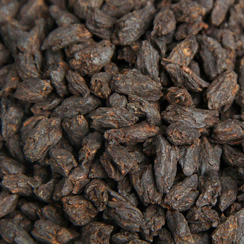 HelloYoung Ripe Puer Tea  Bulk Yunnan Pu-erh Tea Glutinous Rice Fragrant Bamboo Basket 500g
