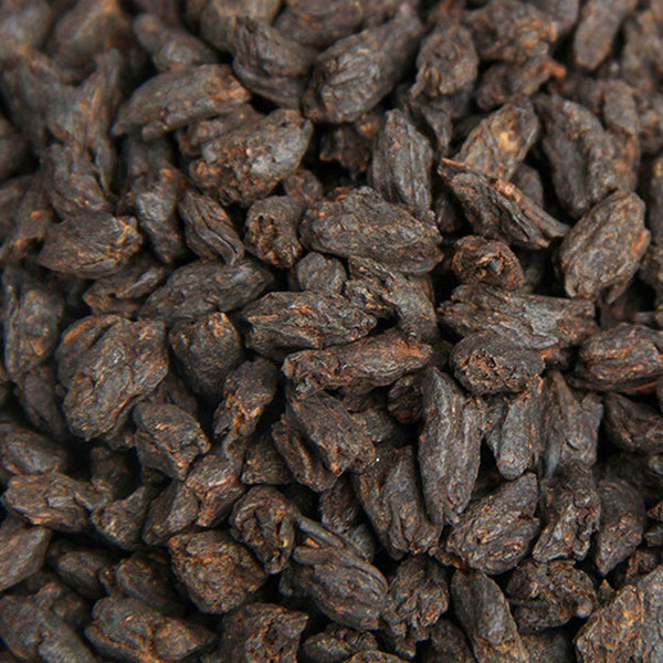 HelloYoung Ripe Puer Tea  Bulk Yunnan Pu-erh Tea Glutinous Rice Fragrant Bamboo Basket 500g