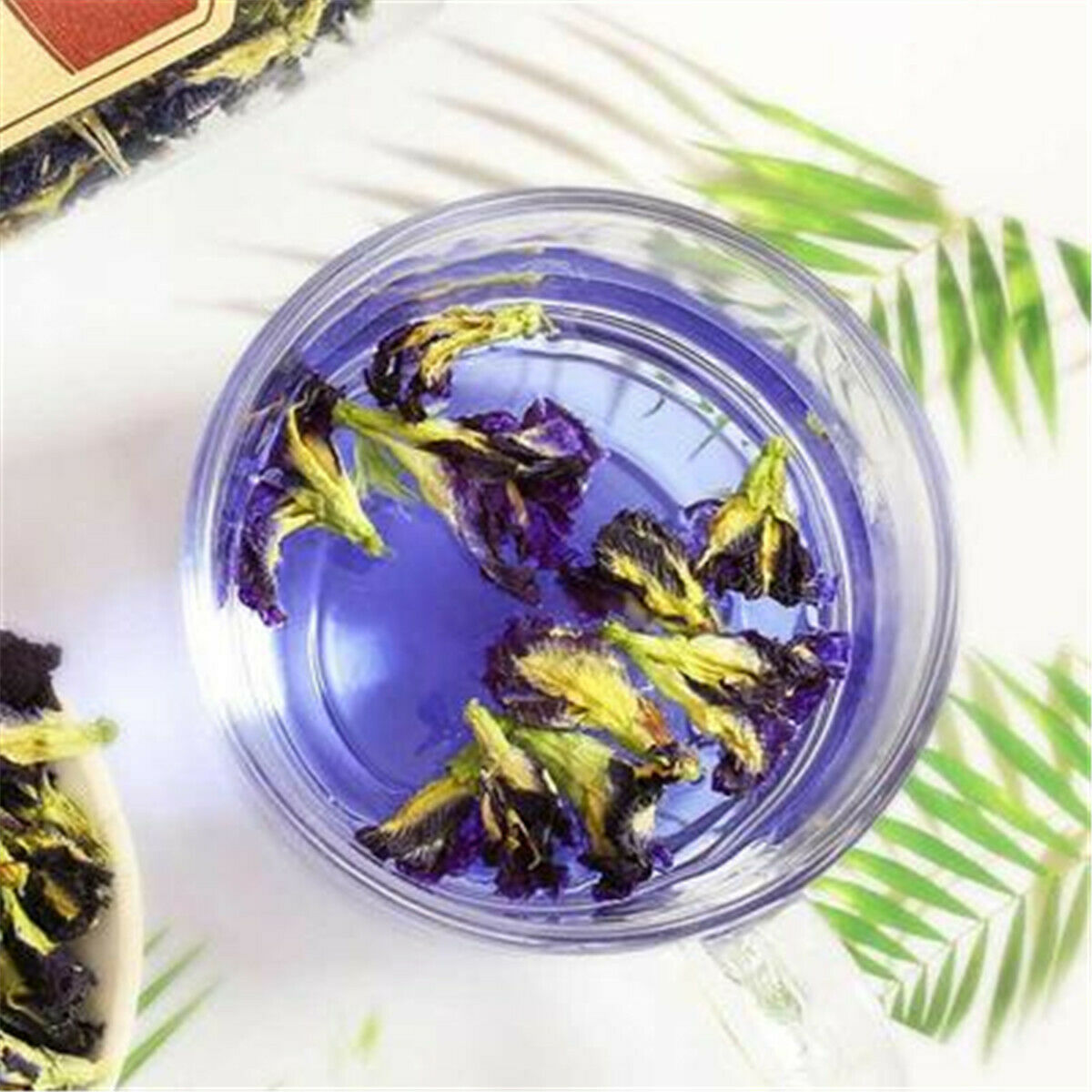 HelloYoung (0.22lb) Top Class Blue Butterfly Pea Tea Chinese Flowers Tea New Scented Tea Health Tea 100g Main image