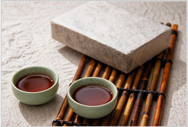200g 45Years Yunnan Black Tea Cooked Puer Tea Ripe Pu-erh Tea Brick Slimming Tea