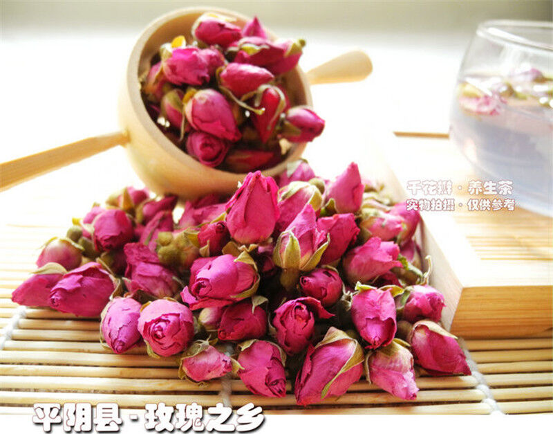 HelloYoung 50g Dried Rose  Bud Health Care Fragrant Rose Flower Tea The Products Fragrance Main image